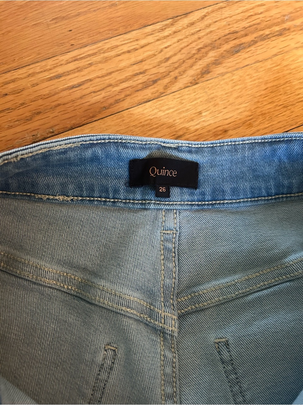Bella Stretch Patch Pocket Wide Leg Jeans Size 26 NWT - Picture 3 of 5